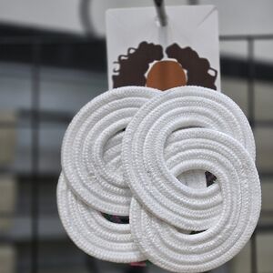 Elegant White Earrings